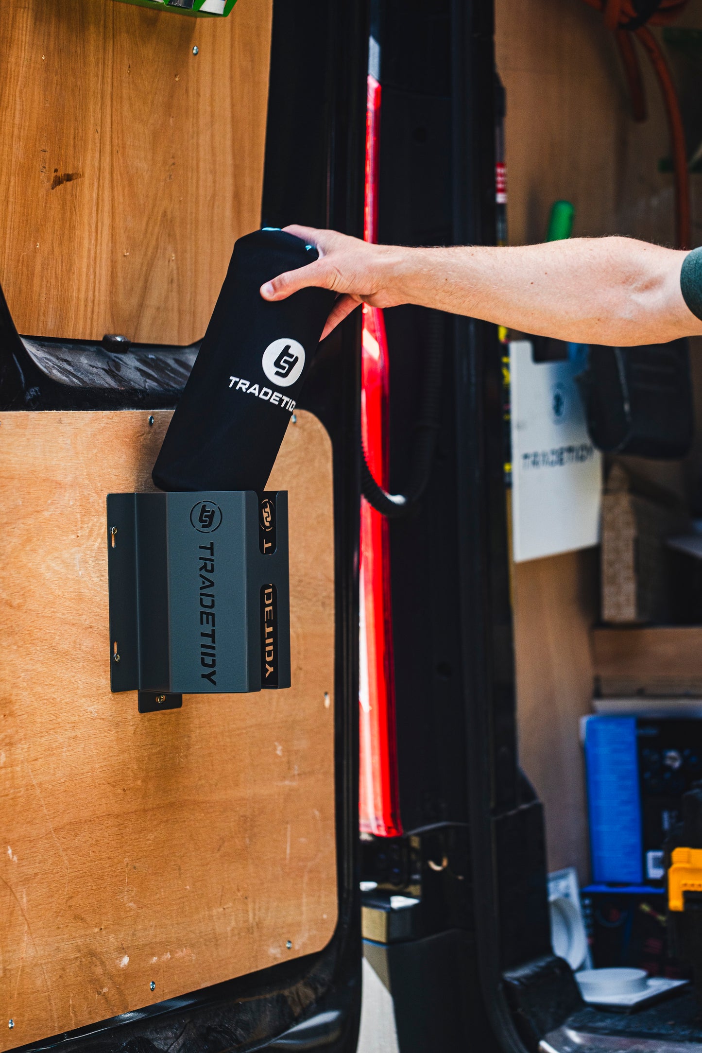 Adhesive Tape Holder – Durable Steel Storage for Workshop or Van