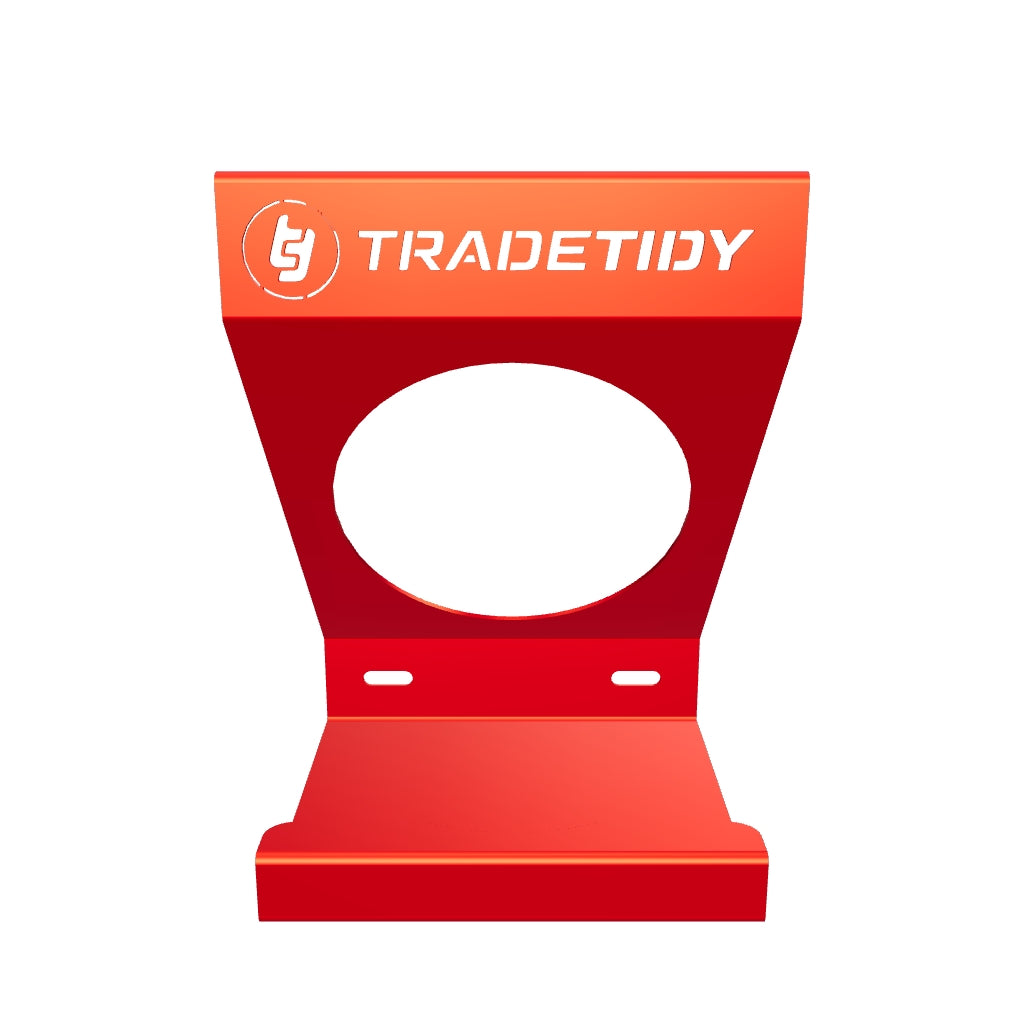 Load 3D model into Gallery viewer, TradeTidy Wipes Holder – Heavy-Duty Steel Wall/Van Mount for Wipe Tubs | UK-Made