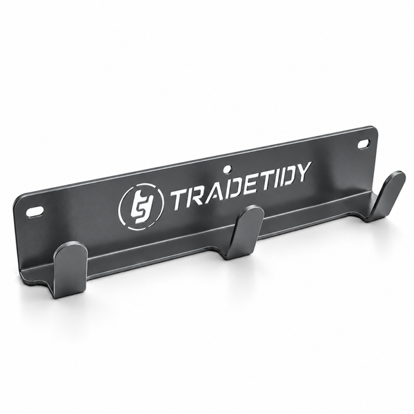 Van Coat Pegs (3) — Heavy-Duty Steel Hooks — Grey