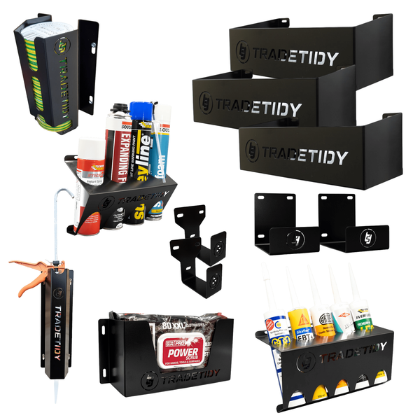 Electricians Van Storage Bundle — 10-Piece Kit — Black