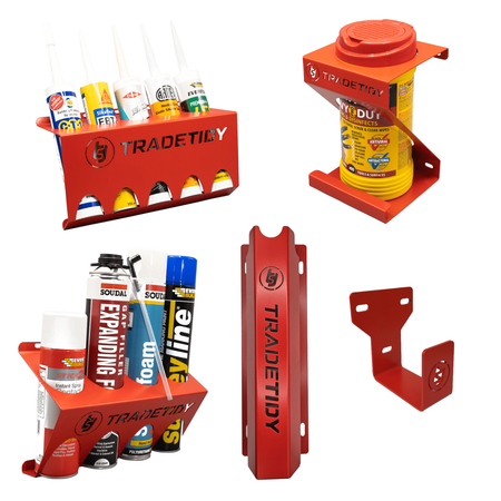 TradeTidy Van Storage Starter Kit — UK-made powder-coated steel, for vans and workshops (view 2)