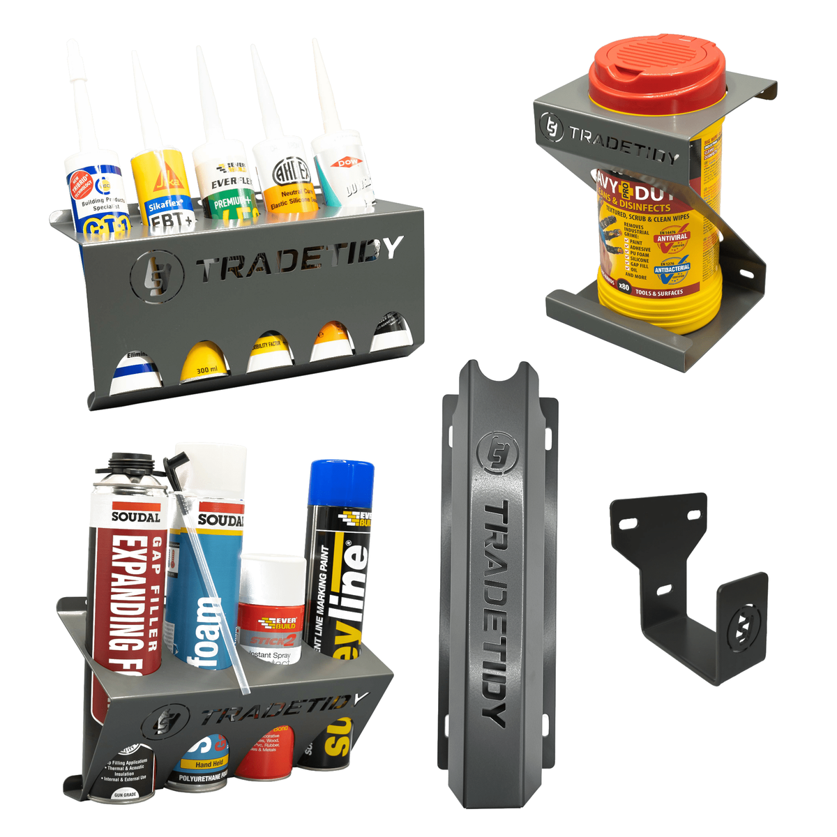 TradeTidy Van Storage Starter Kit — UK-made powder-coated steel, for vans and workshops (view 3)