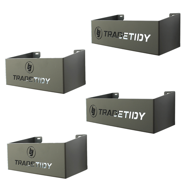Storage Tray Bundle — 2× 250mm + 2× 330mm — Grey