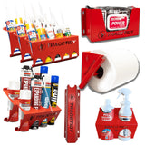 TradeTidy red Window Fitters Van Storage Bundle 2 — 8-piece UK-made powder-coated steel kit
