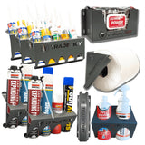 TradeTidy grey Window Fitters Van Storage Bundle 2 — 8-piece UK-made powder-coated steel kit