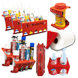 TradeTidy red Window Fitters Van Storage Bundle — 8-piece UK-made powder-coated steel kit