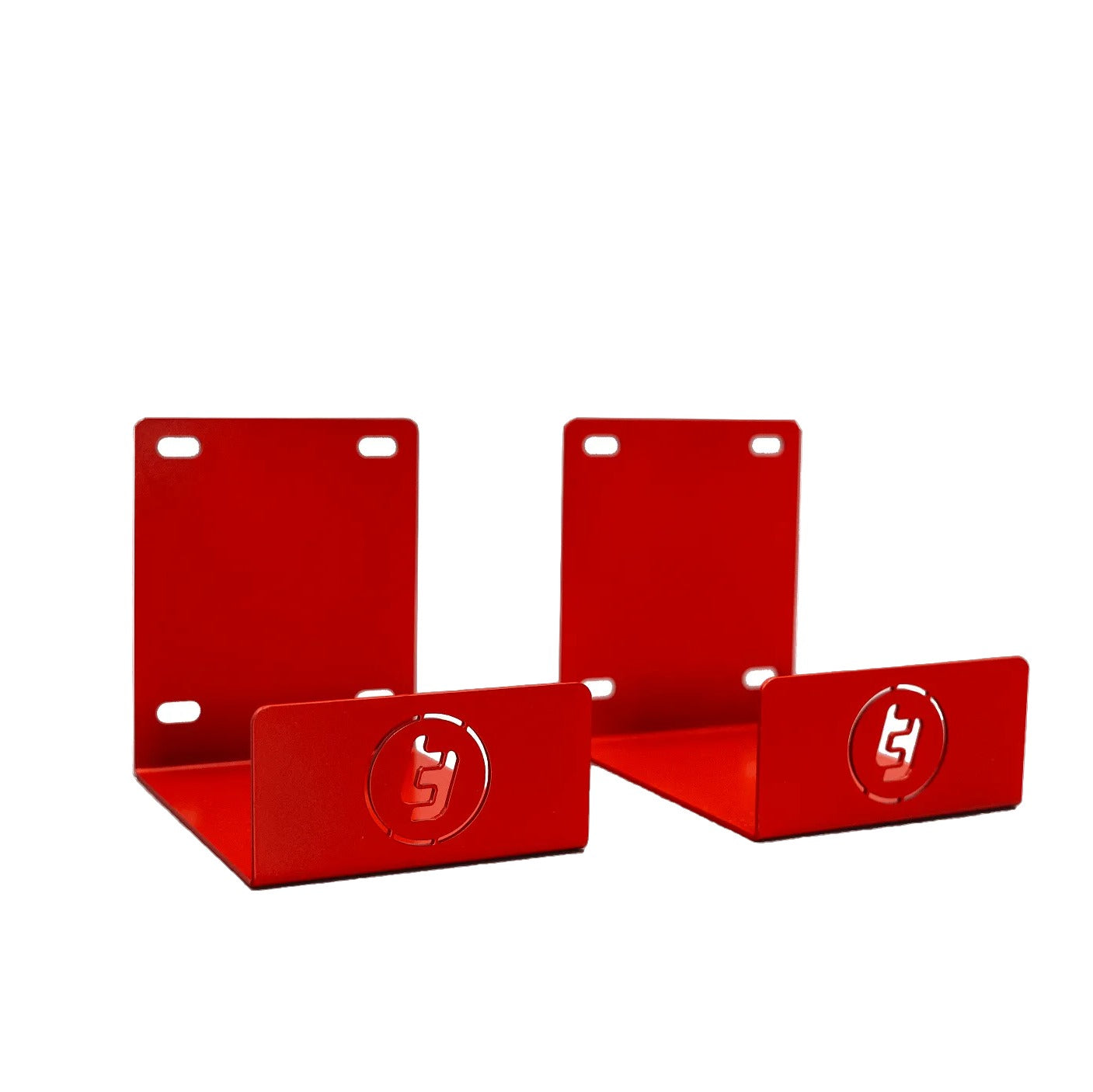 TradeTidy red Ladder Brackets (pair) for van and workshop ladder storage — UK-made powder-coated steel