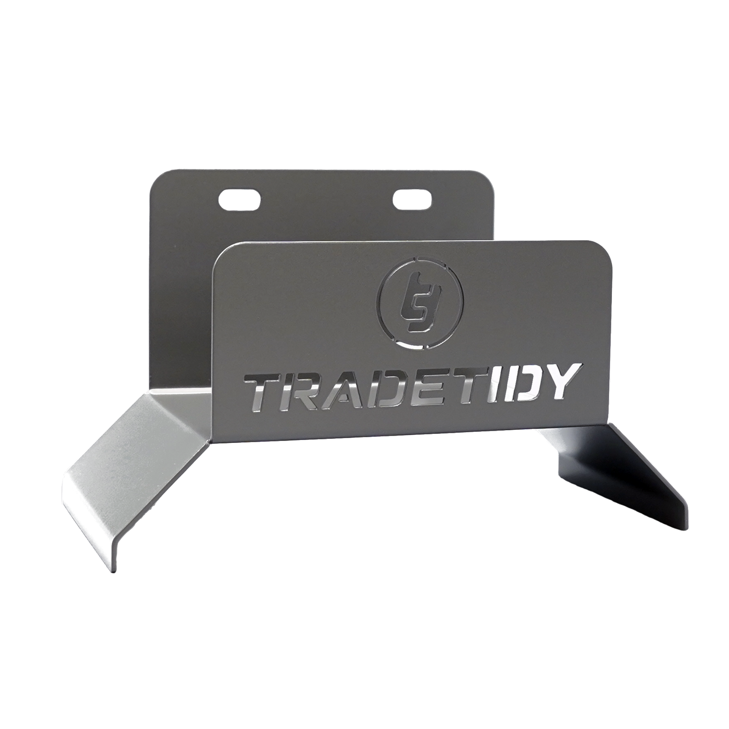 TradeTidy grey Hose, Cable & Air Line Holder — UK-made powder-coated steel for vans and workshops