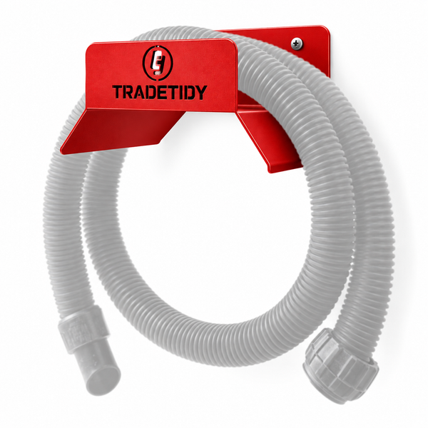 Hose Holder XL — Dust-Extractor Hoses, Vans & Workshops — Red