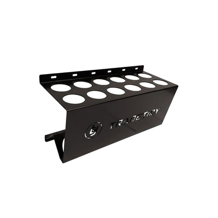 TradeTidy 12-Tube Silicone & Sealant Holder — UK-made powder-coated steel, for vans and workshops