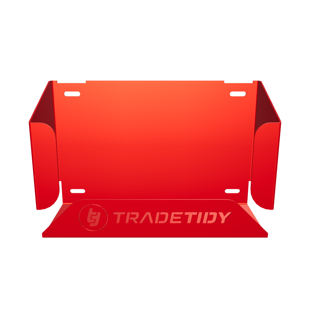 Red Glove Box Holder on a Transparent Background