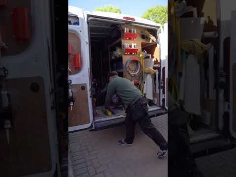 Propane / MAPP Gas Can Holder — for Vans & Workshops