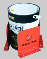 TradeTidy - Paint Can Secured by a Red Bucket Brackets